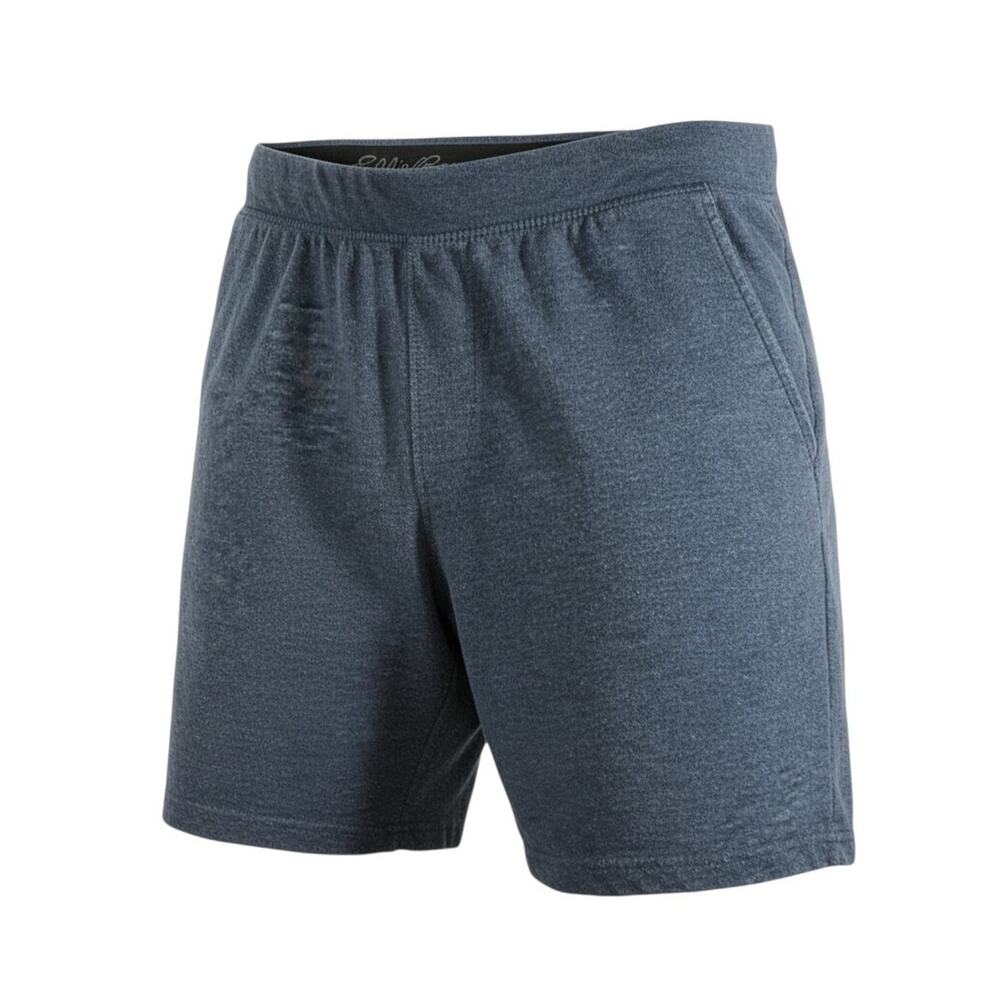 Eddie Bauer Mens Lounge Shorts Medium Gray Sweat Casual Comfort